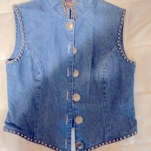 Double D Ranch denim vest